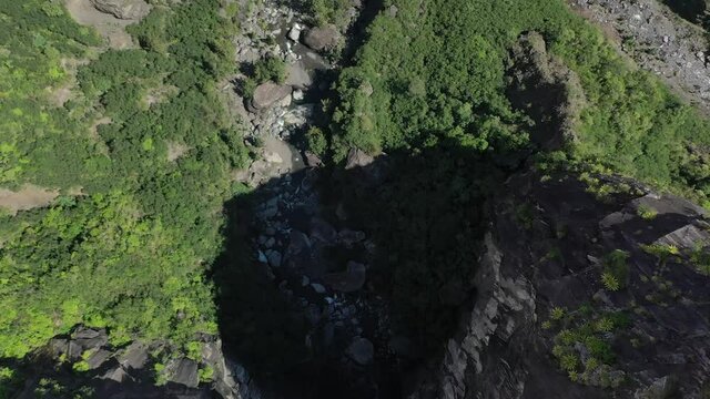 Cilaos hiking spots in Reunion Island in Bright Daylight