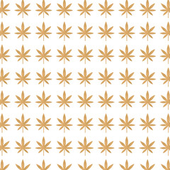  Bright memphis style background.

Marijuana design element seamless for fabric illustration