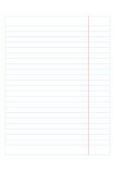 Vector sheets of notebooks, notepad and documents