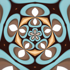 pattern with puzzle pieces, geometric shape decorative abstract background, colorful digital canvas art, graphic design illustration wallpaper