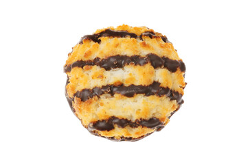 Single macaroon isolated