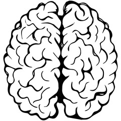 Fototapeta premium BRAIN VETOR