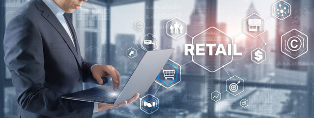 Smart retail and omni channel concept