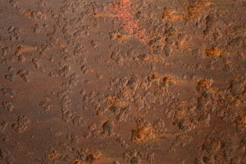 Deep rusted iron background