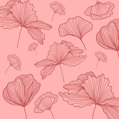 flower background pattern illustration vector 