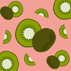 fruit background pattern illustration vector 