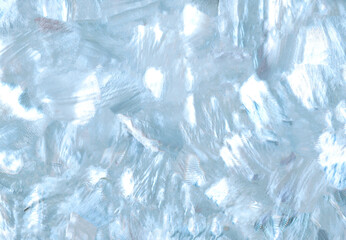 Light blue nacre mother of pearl texture abstract high resolution