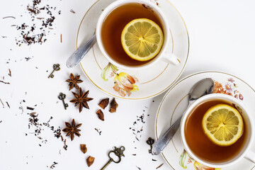 Retro-vintage porcelain tea sets