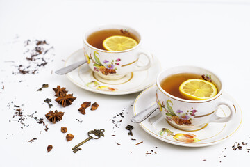 Retro-vintage porcelain tea sets
