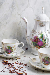 Retro-vintage porcelain tea sets