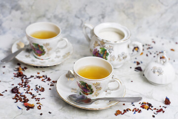 Retro-vintage porcelain tea sets