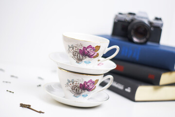 Retro-vintage porcelain tea sets