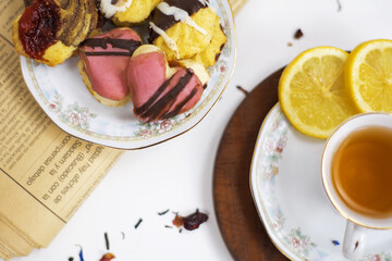 Retro-vintage porcelain tea sets