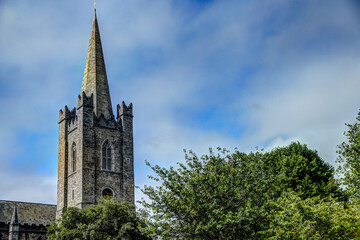 Fototapeta na wymiar St. Patrick's Cathedral in Dublin Ireland