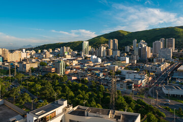 Aerial View of Nova Iguacu City, Metropolitan Area of Rio de Janeiro