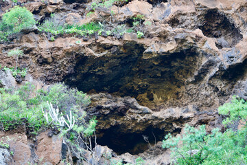 Lava cave of La Palma