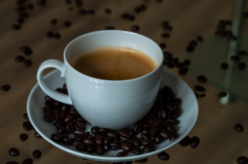 Kaffeetasse mit Kaffee