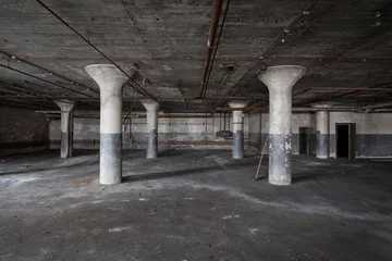 Foto op Plexiglas Interior view inside an abandoned factory building © Rob Dobi
