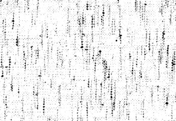 Small uneven spots and particles of debris. Abstract vector texture.  Distressed uneven background. Grunge texture overlay with fine grains isolated on white background. Vector illustration. EPS10.