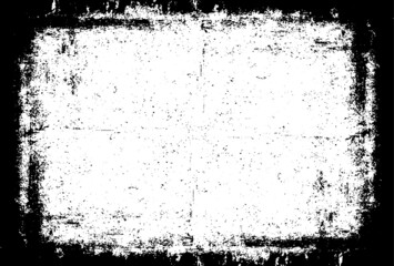 Scratched Frame. Grunge Urban Background Texture Vector. Dust Overlay. Distressed Grainy Grungy Framing Effect. Distressed Backdrop Vector Illustration. EPS 10.