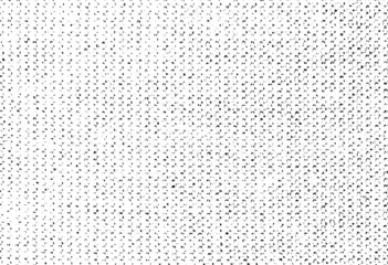 Vector fabric texture. Distressed texture of weaving fabric. Grunge background. Abstract halftone vector illustration. Overlay to create interesting effect and depth. Black isolated on white. EPS10.