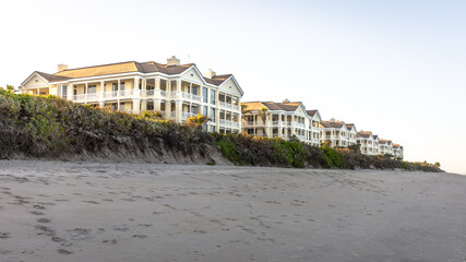 Newly constructed beach side condominiums - Panoramic