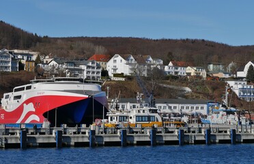 Fototapeta premium Ansicht von Sassnitz