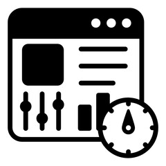 

Internet banking in solid design icon, editable vector 


