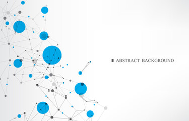 abstract vector polygon Plexus style background