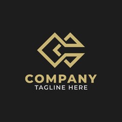 Letter C logo design icon vector template