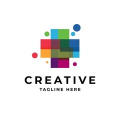 Medical logo design vector template