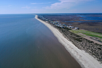 Aerial view of Caswell Beach