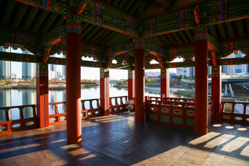 한국 전통풍의 건축물 Korean traditional style architecture