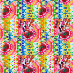 Patchwork seamless background, made of