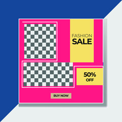 Social Media Post Design Vector Template