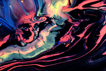 Abstract  ink painting background, Mixture of acrylic paints,   Inkscapes concept
