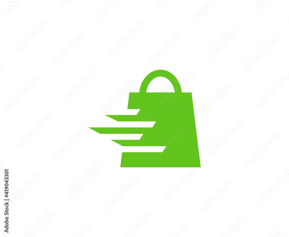 Canvas Prints shopping bag logo