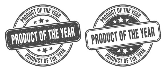 product of the year stamp. product of the year label. round grunge sign