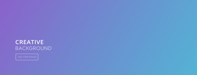 Purple and light blue gradient abstract banner background