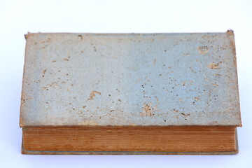 Really old book on white background