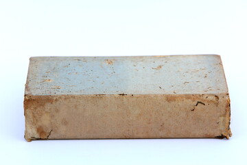 Really old book on white background