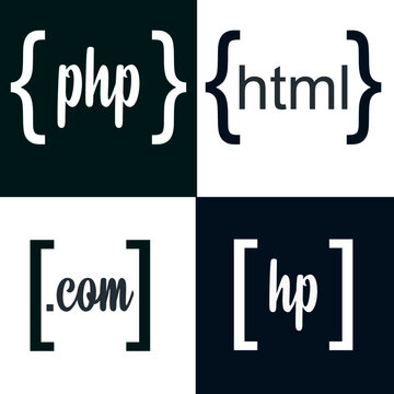simple programming language logo collection