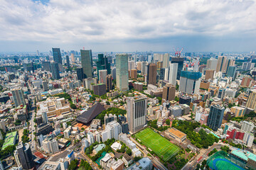 Obraz premium A view on Tokyo city in Japan