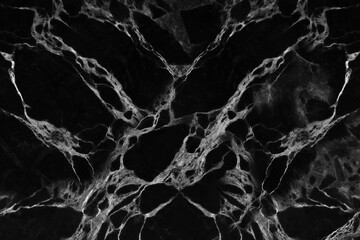 Black marble natural pattern for background, abstract natural marble black and white