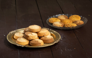 Healthy Homemade Sweet Cookies or Biscuits Also Know as Nan Khatai