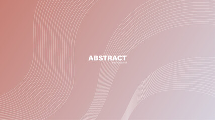 Abstract soft pink fluid shape modern background and lines with copy space, vector.