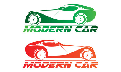 Modern car logo vector illustration
