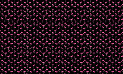 Flamingo bird pattern background