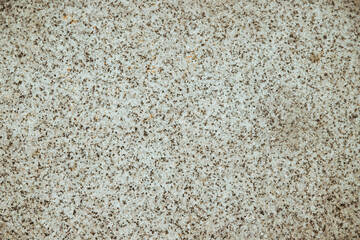 The texture of marble. The stone floor is made of gray marble chips.