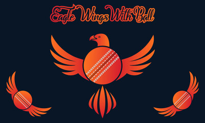 Creative cricket icon logo vector template
